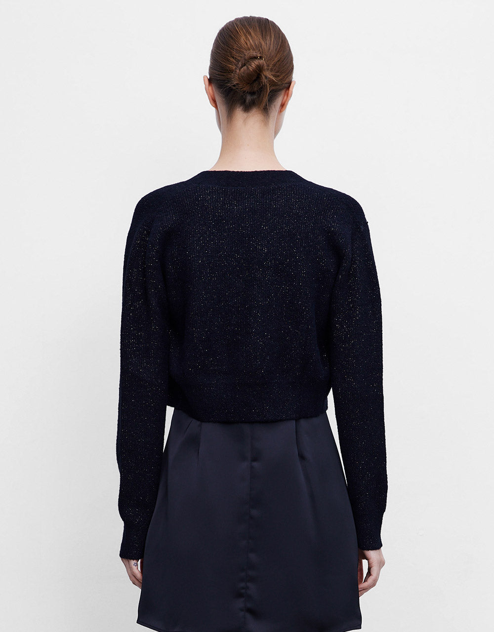 Button Up Cropped Cardigan