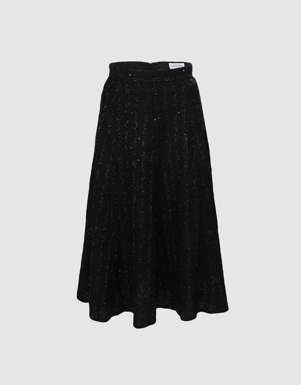 Glittered Midi Skirt