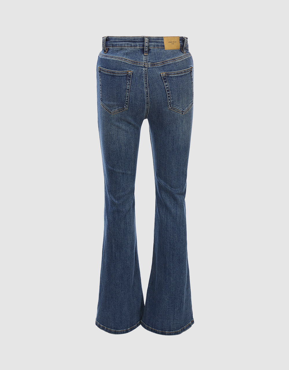 Patch Pocket Flare Jeans