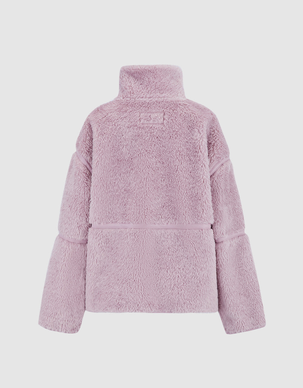 Contrast Stitch Teddy Jacket