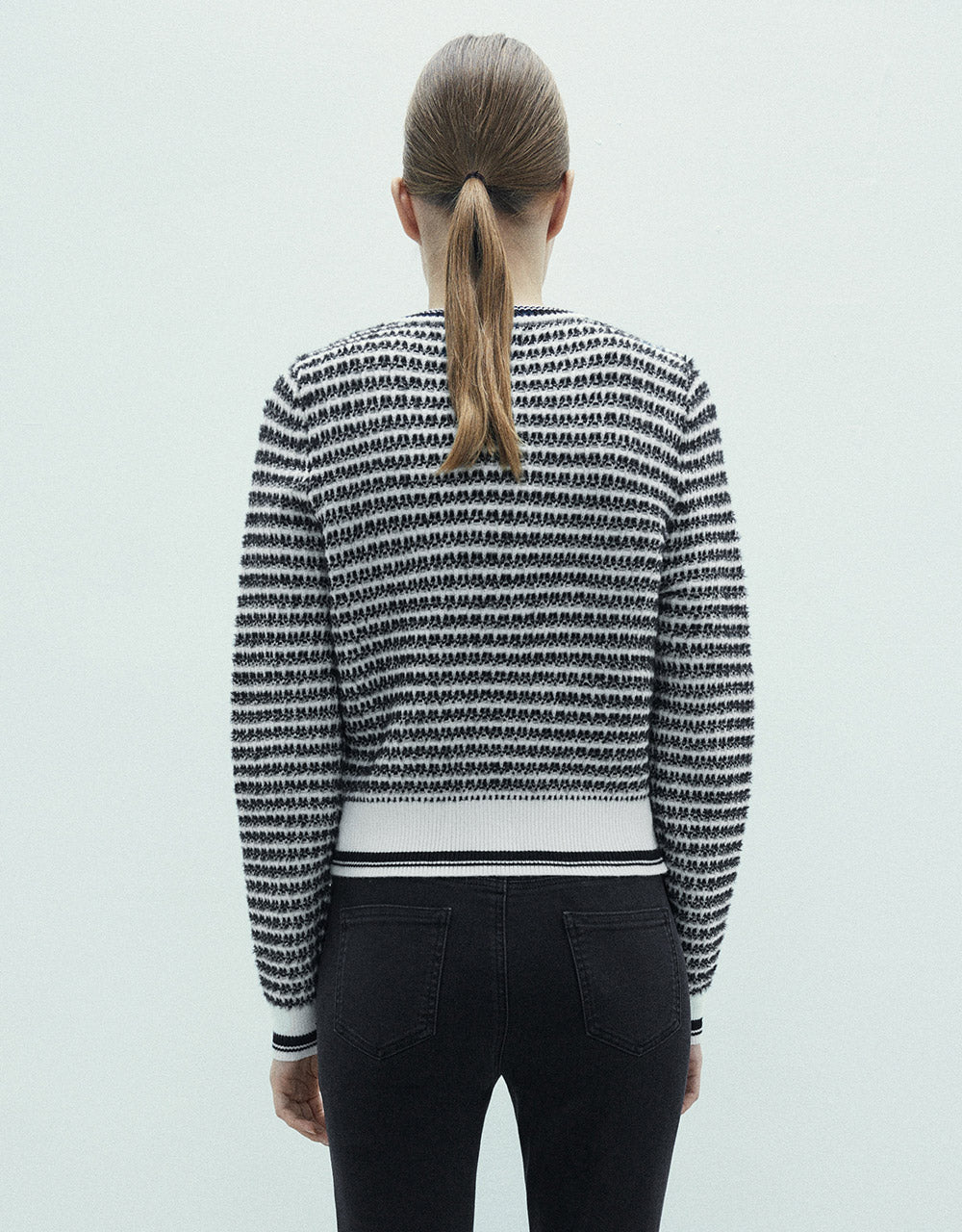 Tweed Plaid Cardigan