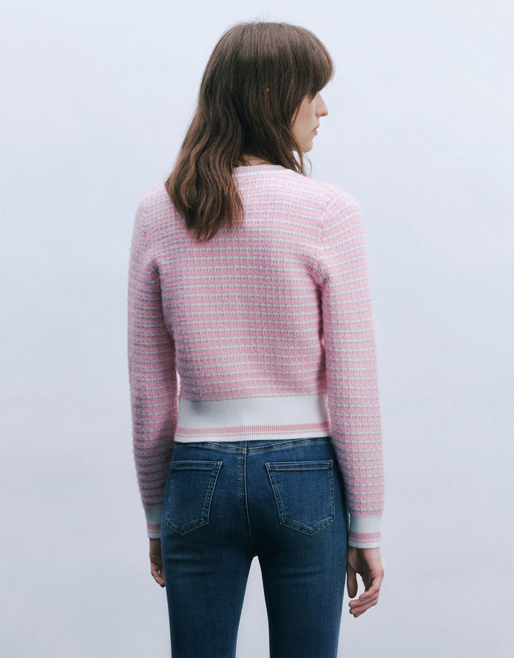 Tweed Plaid Cardigan