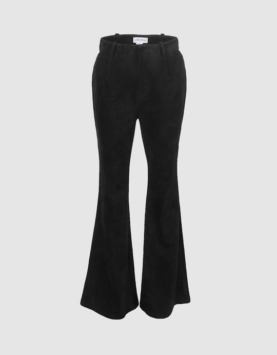 Mid Waist Flare Pants