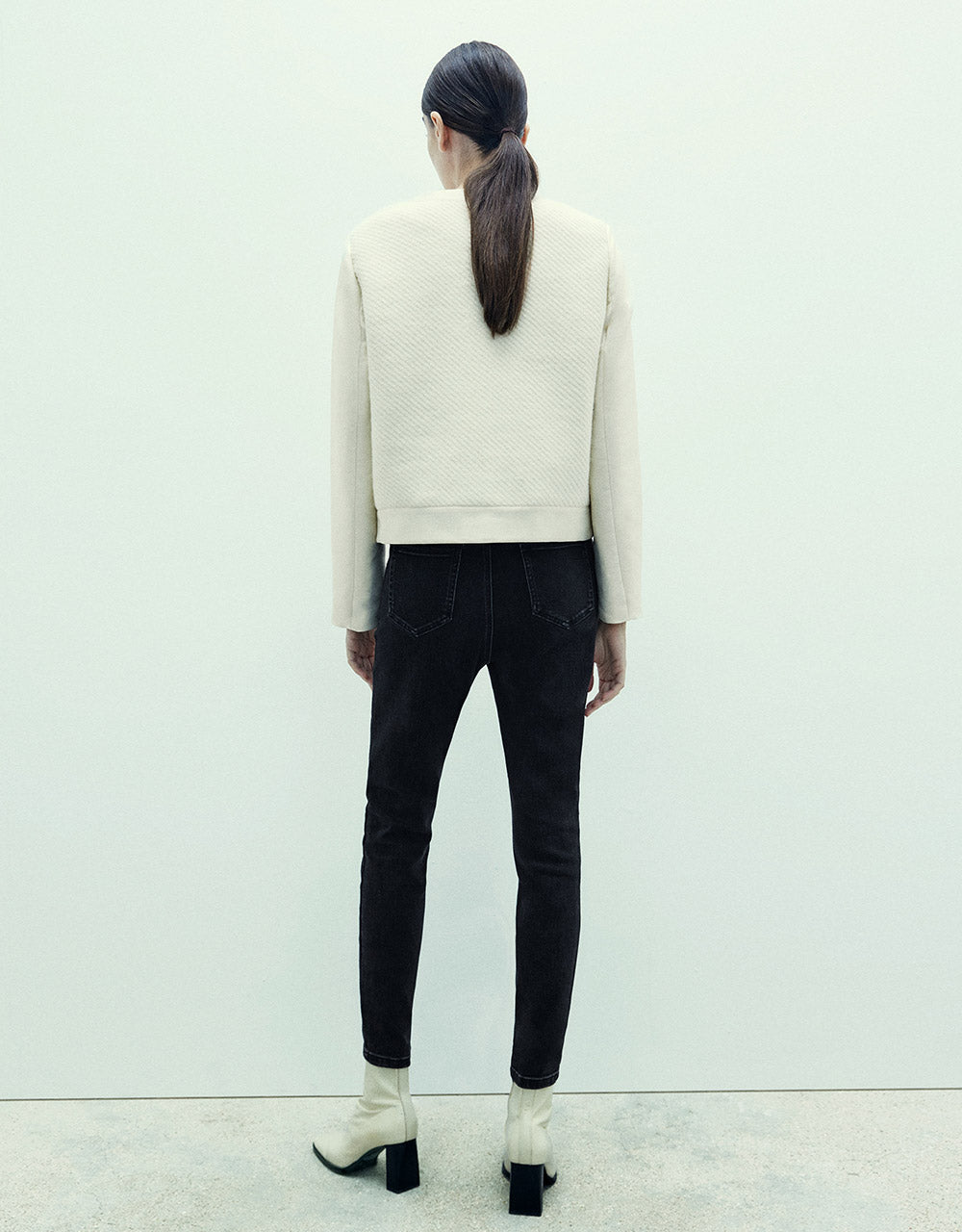 Mid Waist Skinny Jeans