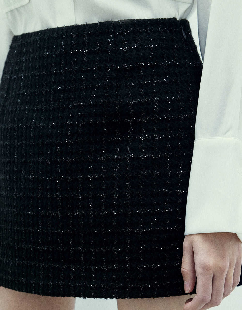 Tweed Mini Skirt