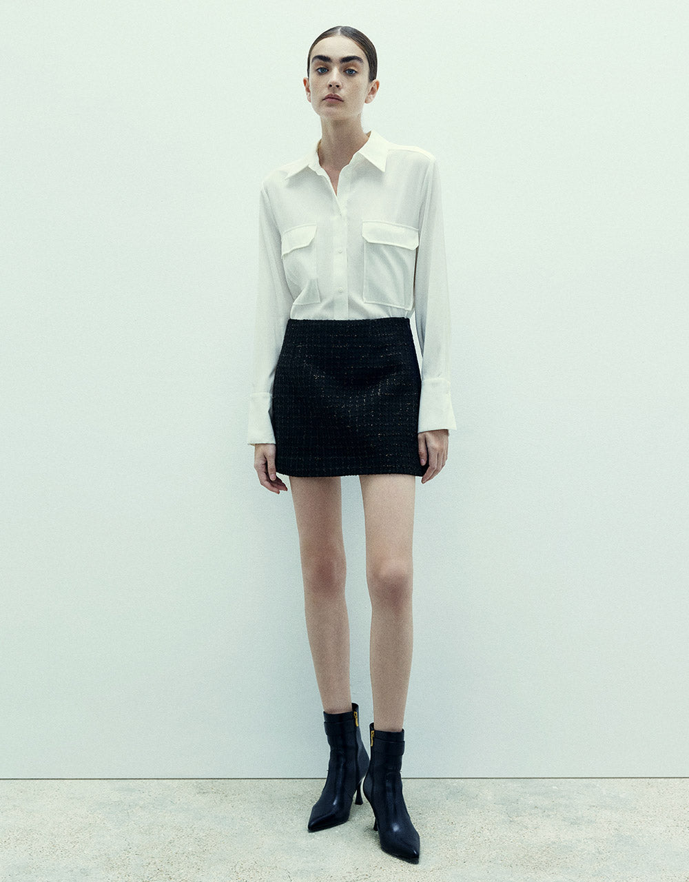 Tweed Mini Skirt