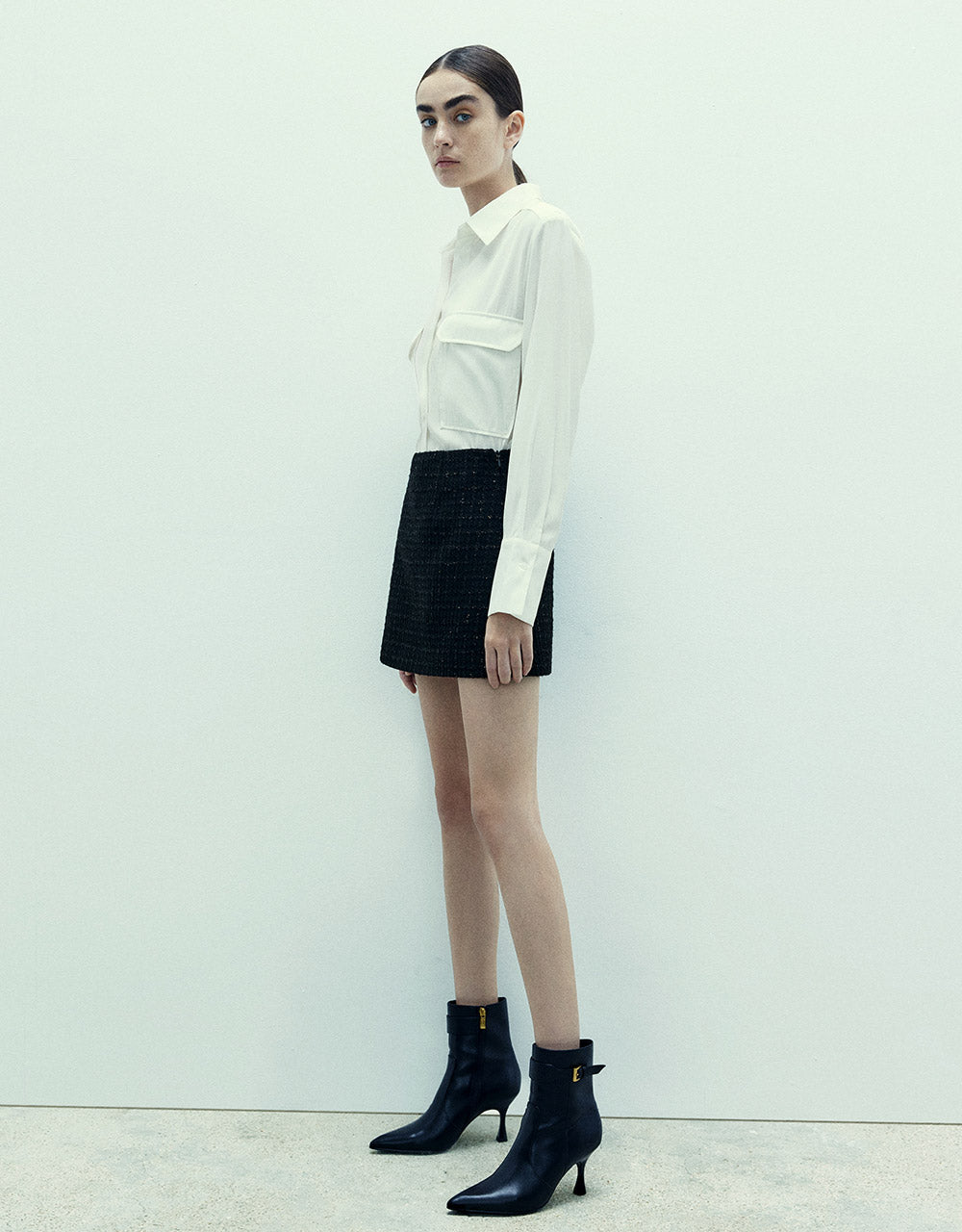 Tweed Mini Skirt