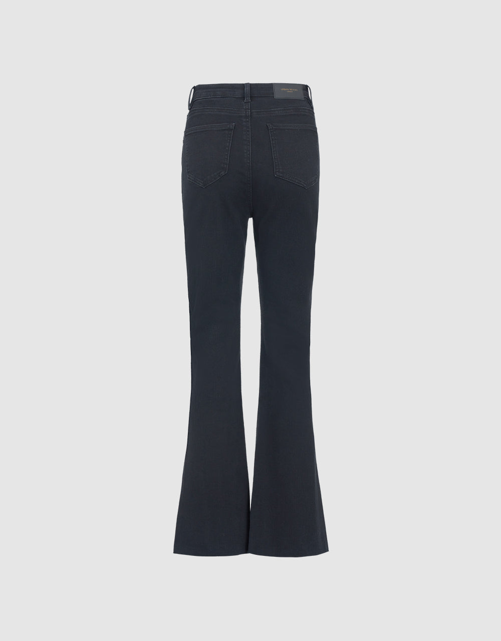 Slit Hem Flare Jeans