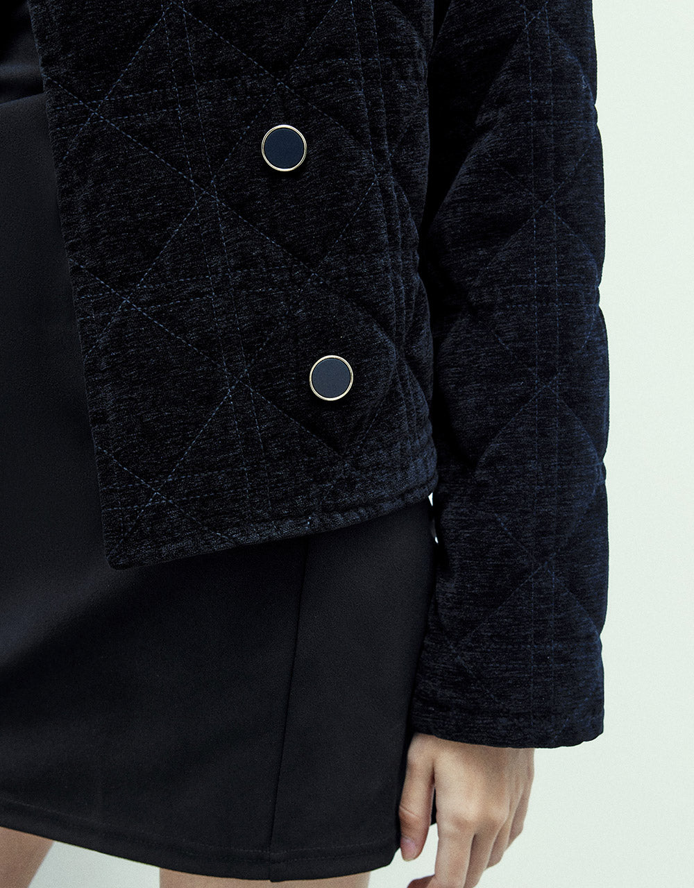 Double Breasted Cropped Jacket
