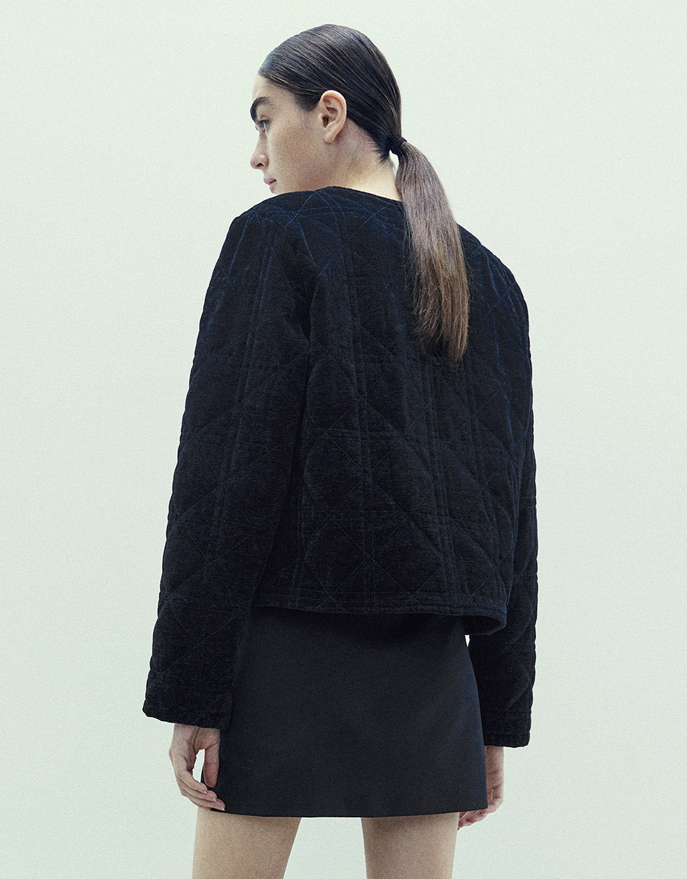 Double Breasted Cropped Jacket