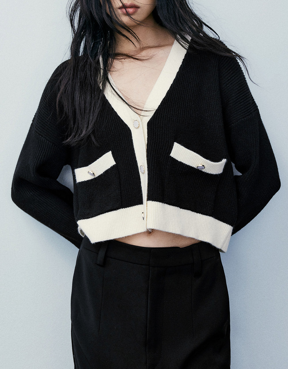 Tweed Crop Cardigan