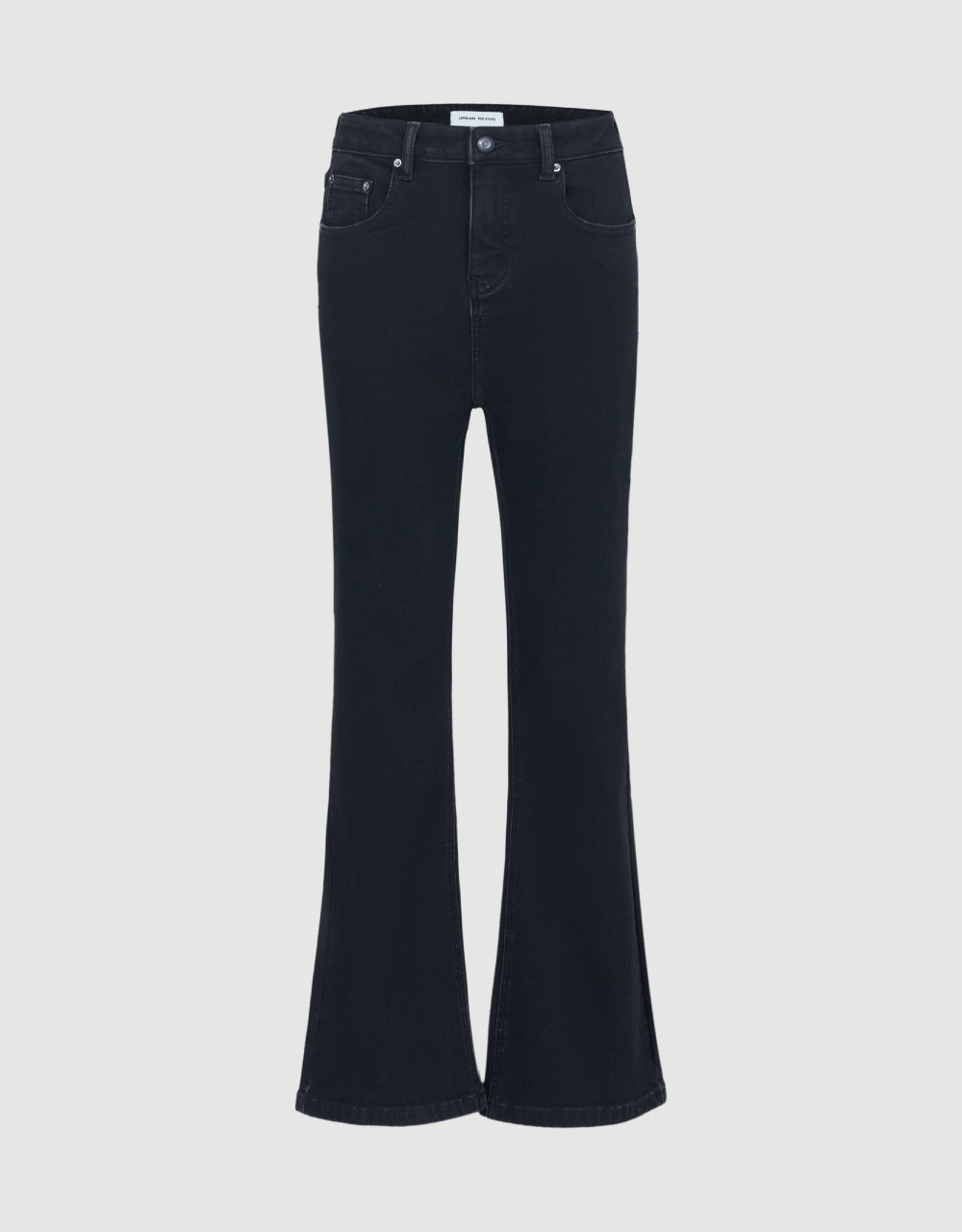 Mid Waist Flare Jeans