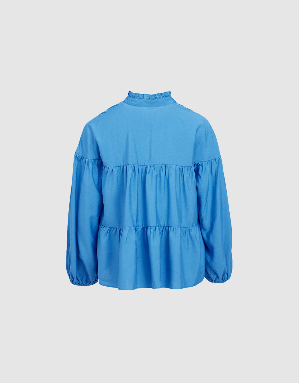 Tie Front Peplum Blouse