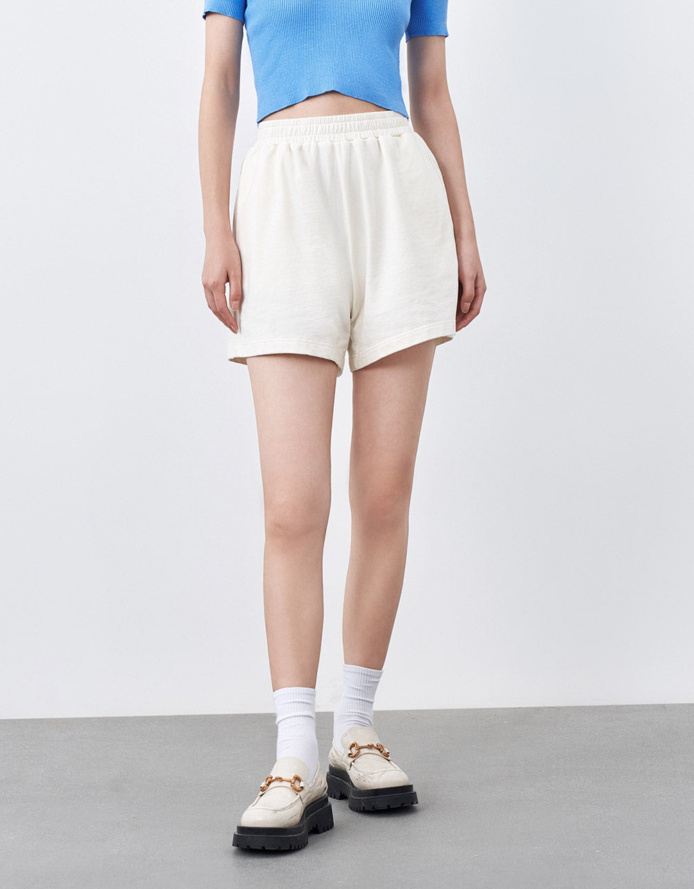 Elastic Waist Shorts
