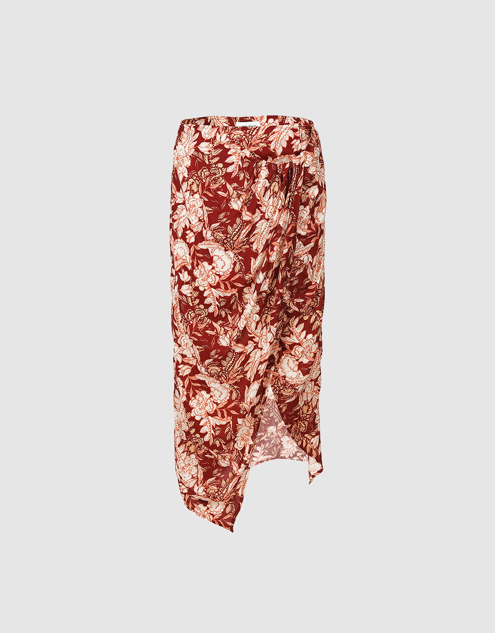 Floral Wrapped Skirt