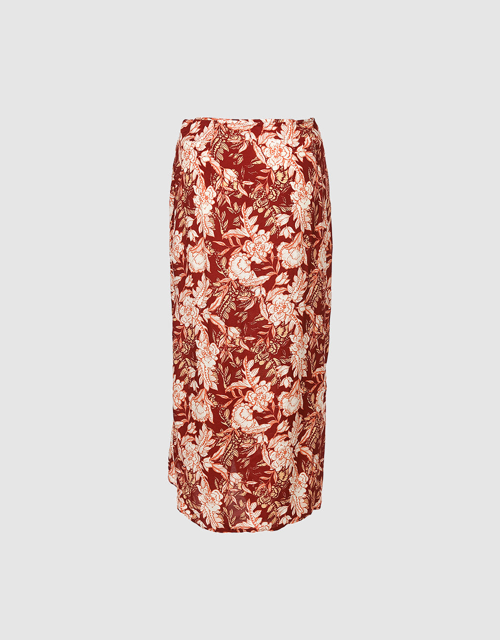 Floral Wrapped Skirt