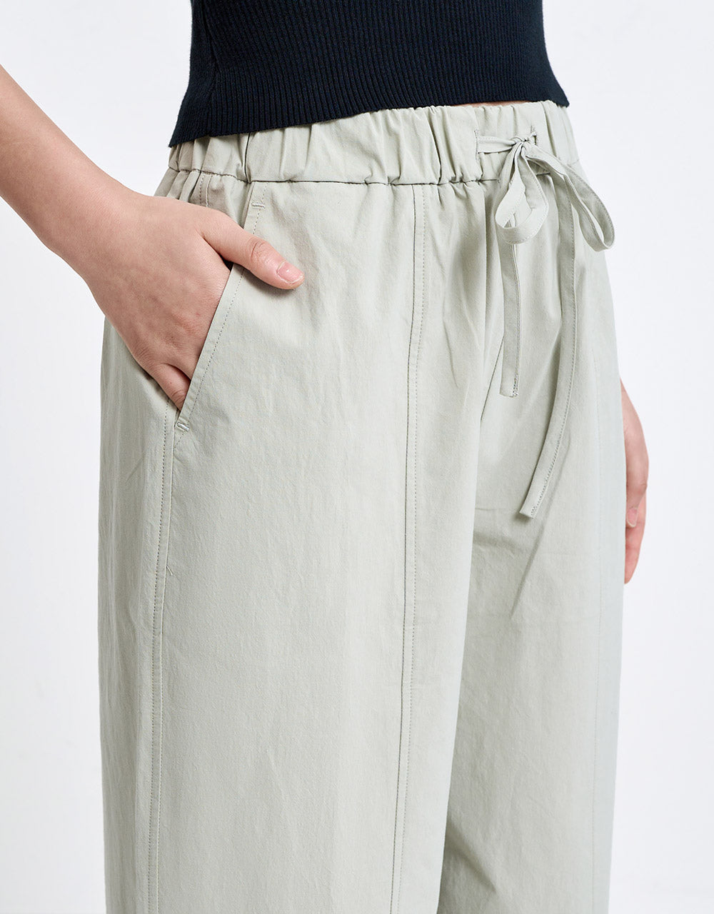 Elastic Waist Pants