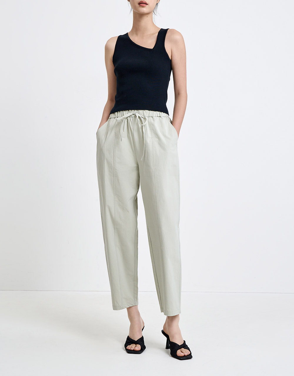 Elastic Waist Pants