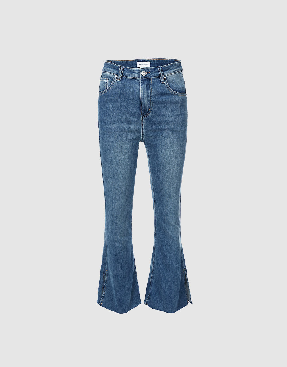 Slit Flare Jeans