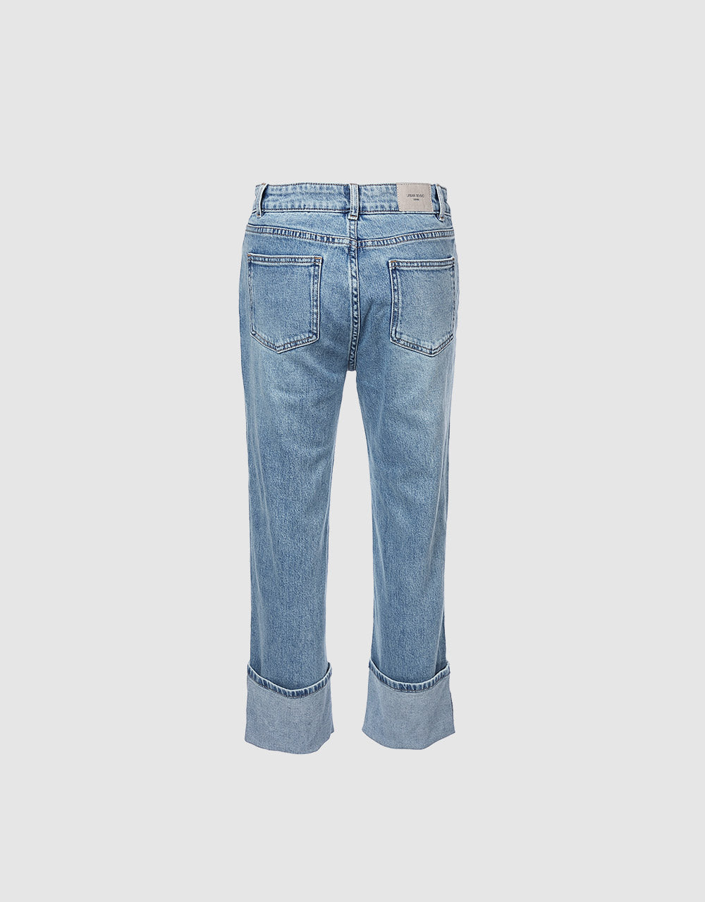 Roll Up Straight Jeans