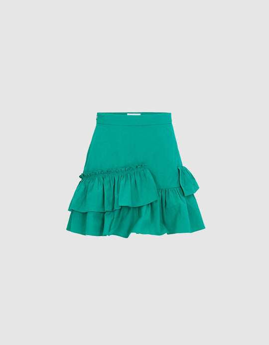 Ruffle Mini Skirt