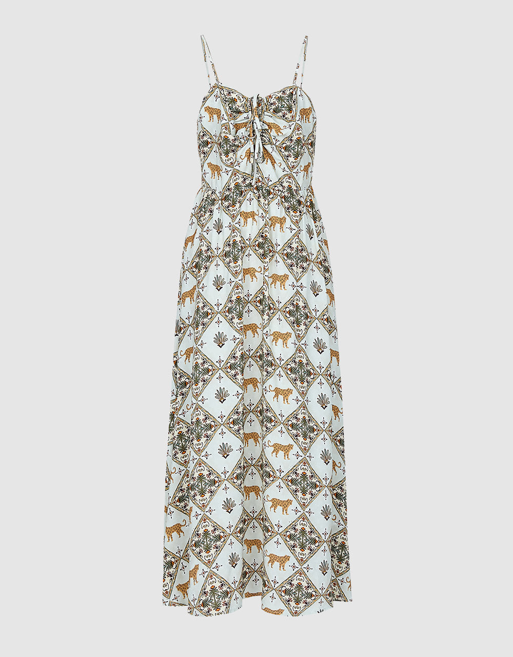 Printed Strappy Dress