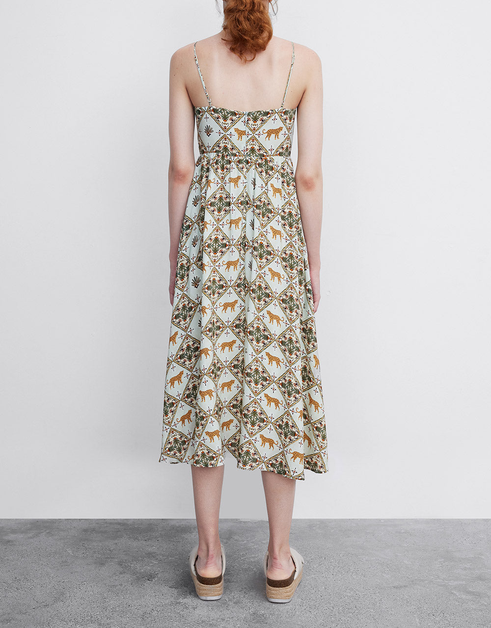 Printed Strappy Dress