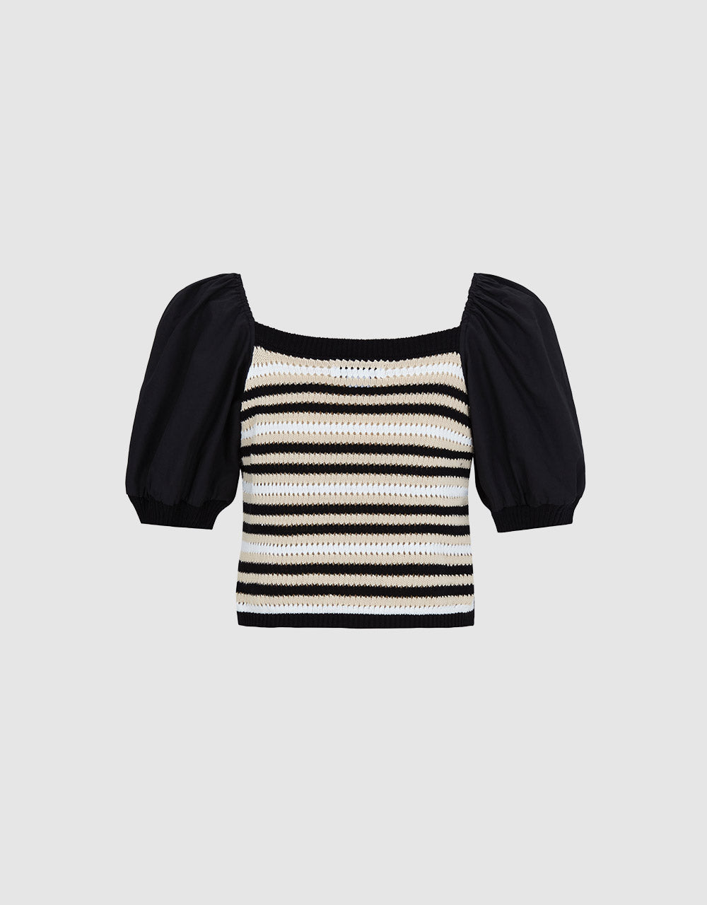 Chevron Print Knit Top