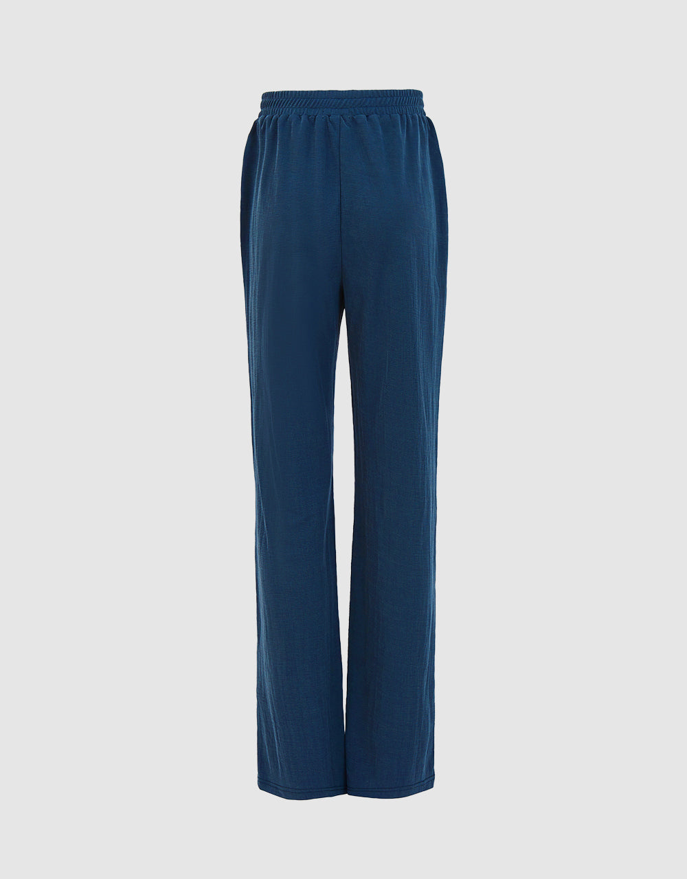 Elastic Waist Knitted Pants