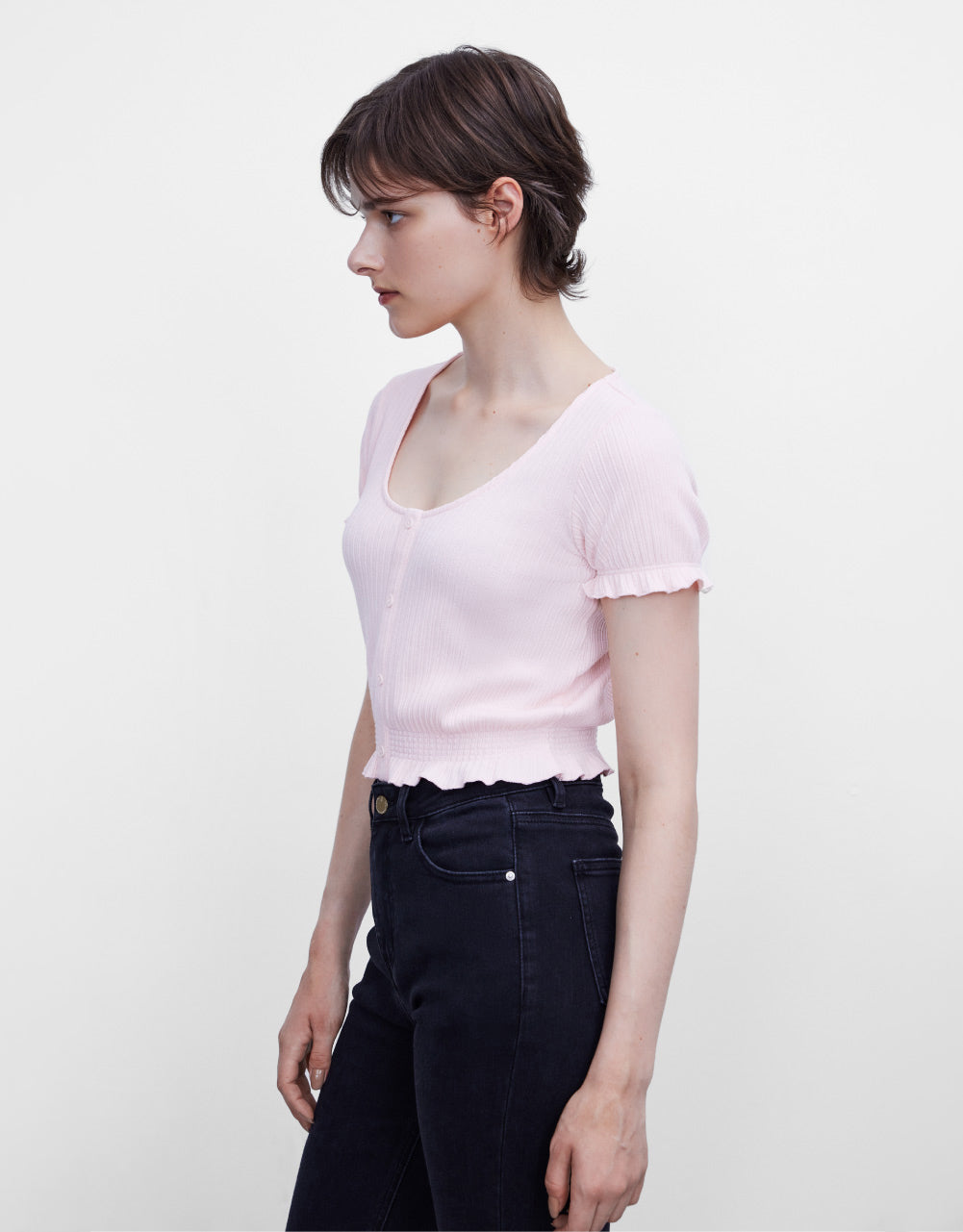 Frill Hem T-Shirt