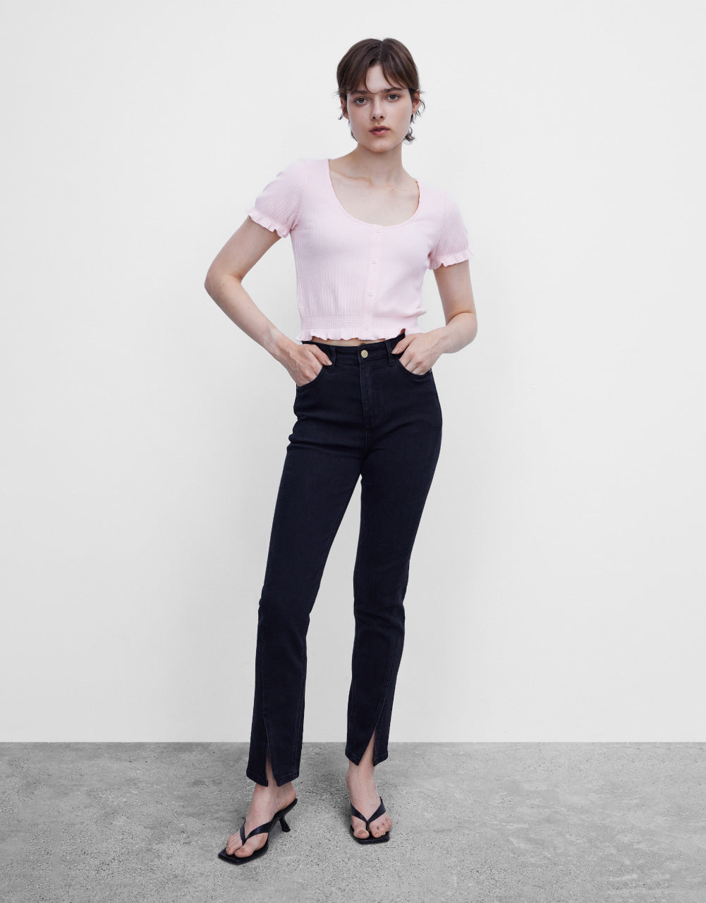 Frill Hem T-Shirt