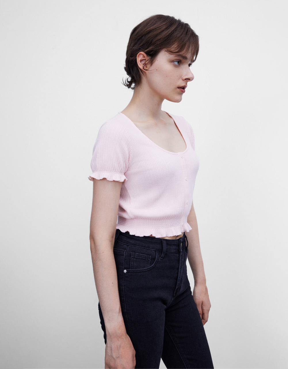 Frill Hem T-Shirt