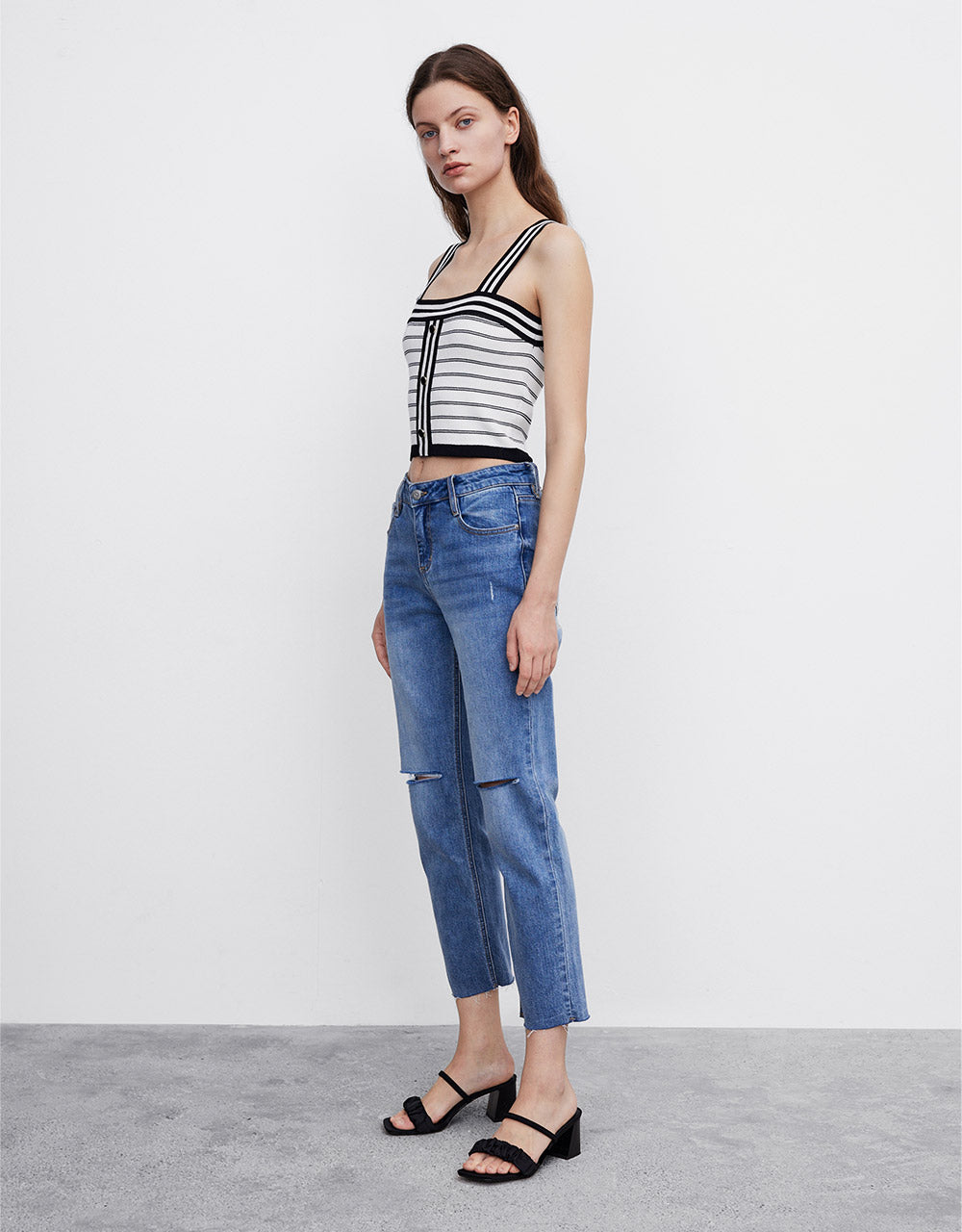 Ripped Skinny Pants