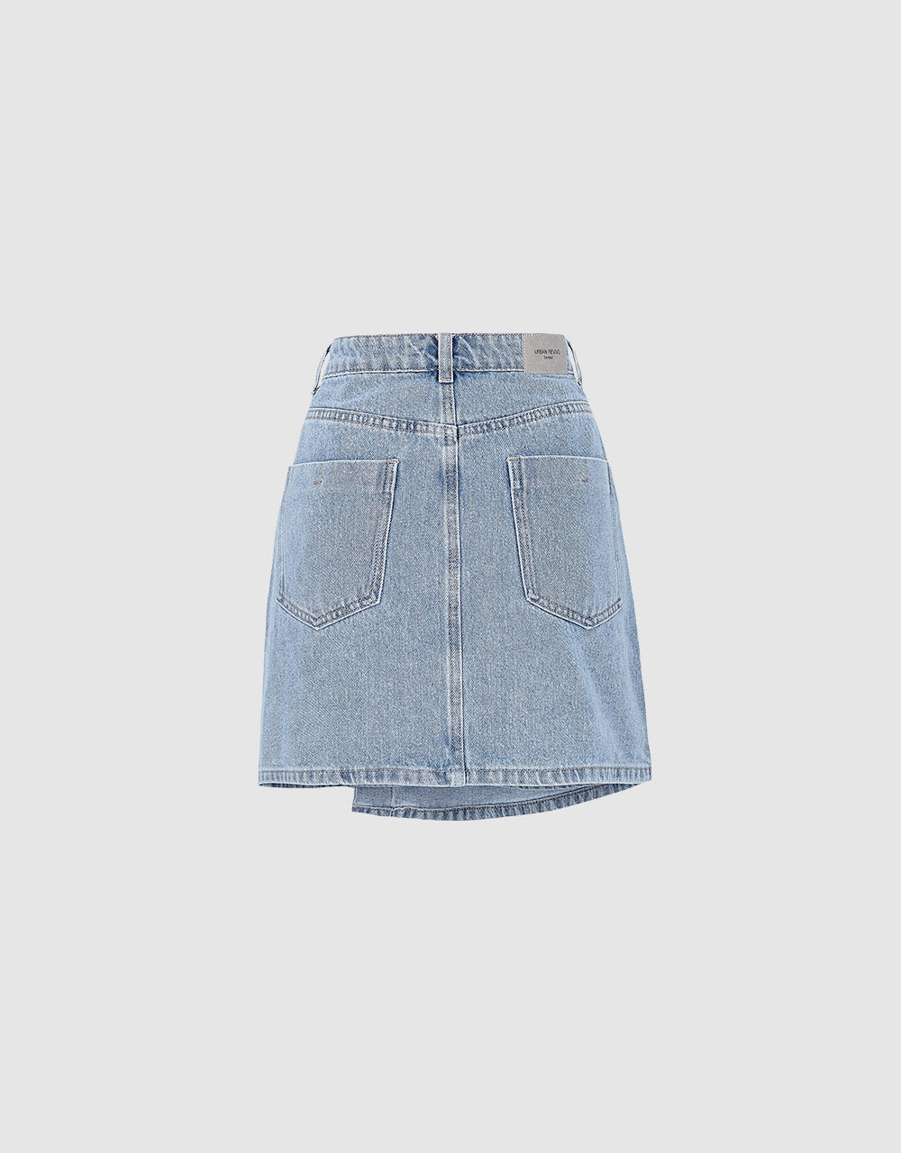 Denim Wrap Skirt