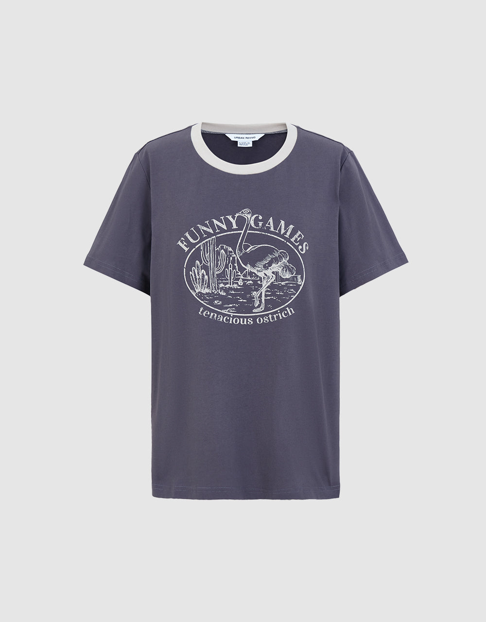Ostrich Print T-Shirt