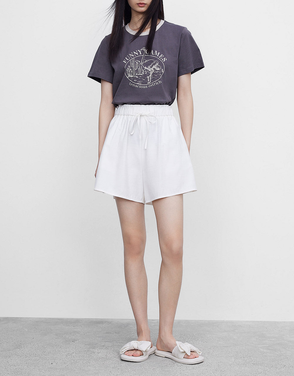 Ostrich Print T-Shirt