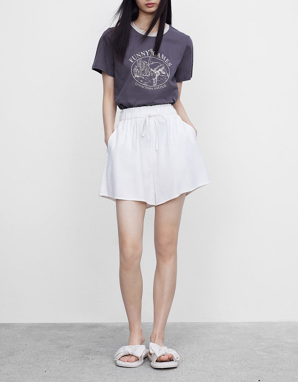 Ostrich Print T-Shirt