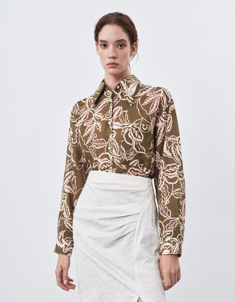 Floral Button Up Shirt