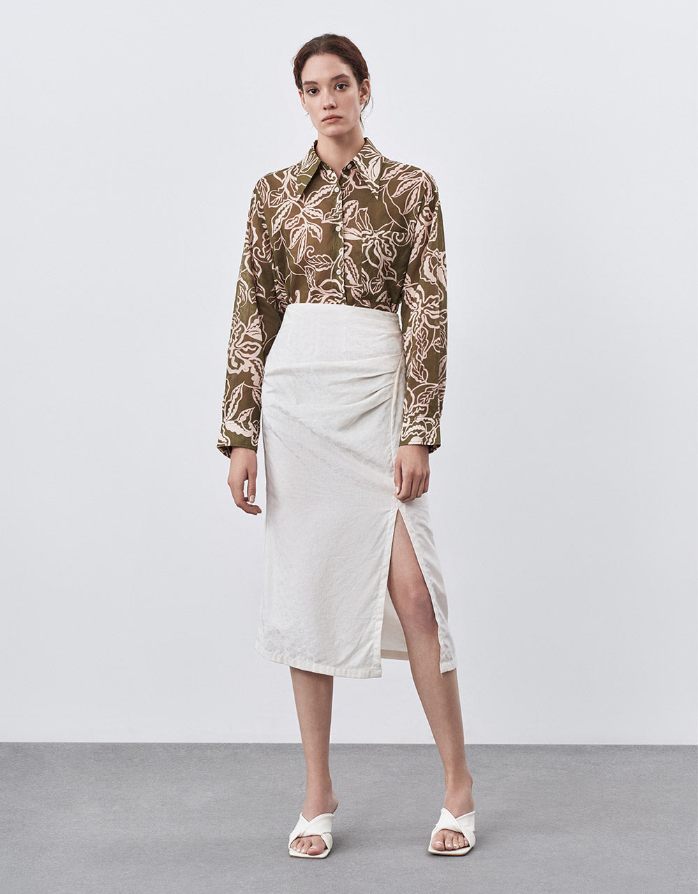 Floral Button Up Shirt