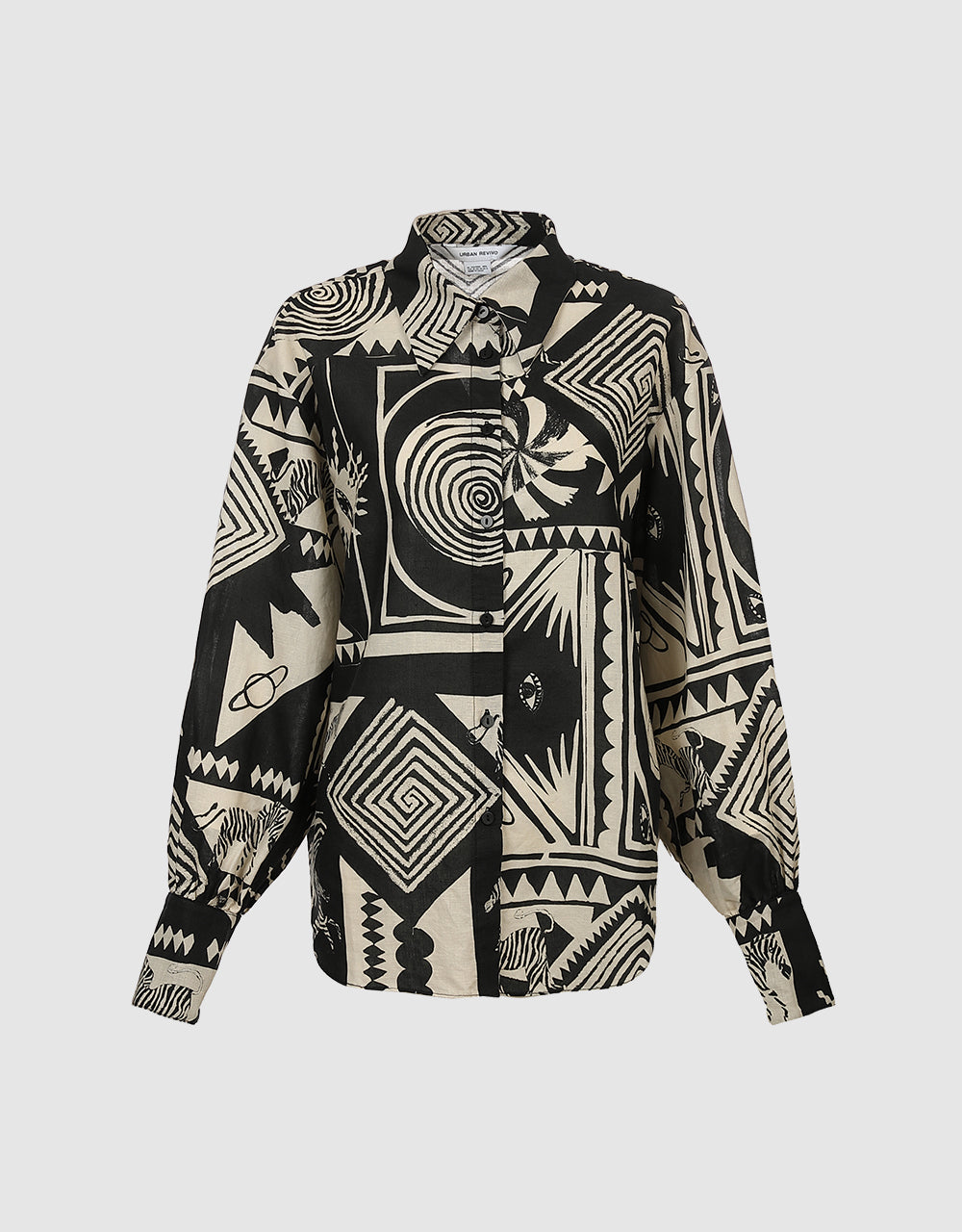 Geometric Button Up Shirt
