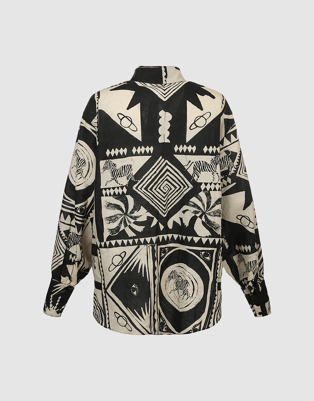 Geometric Button Up Shirt