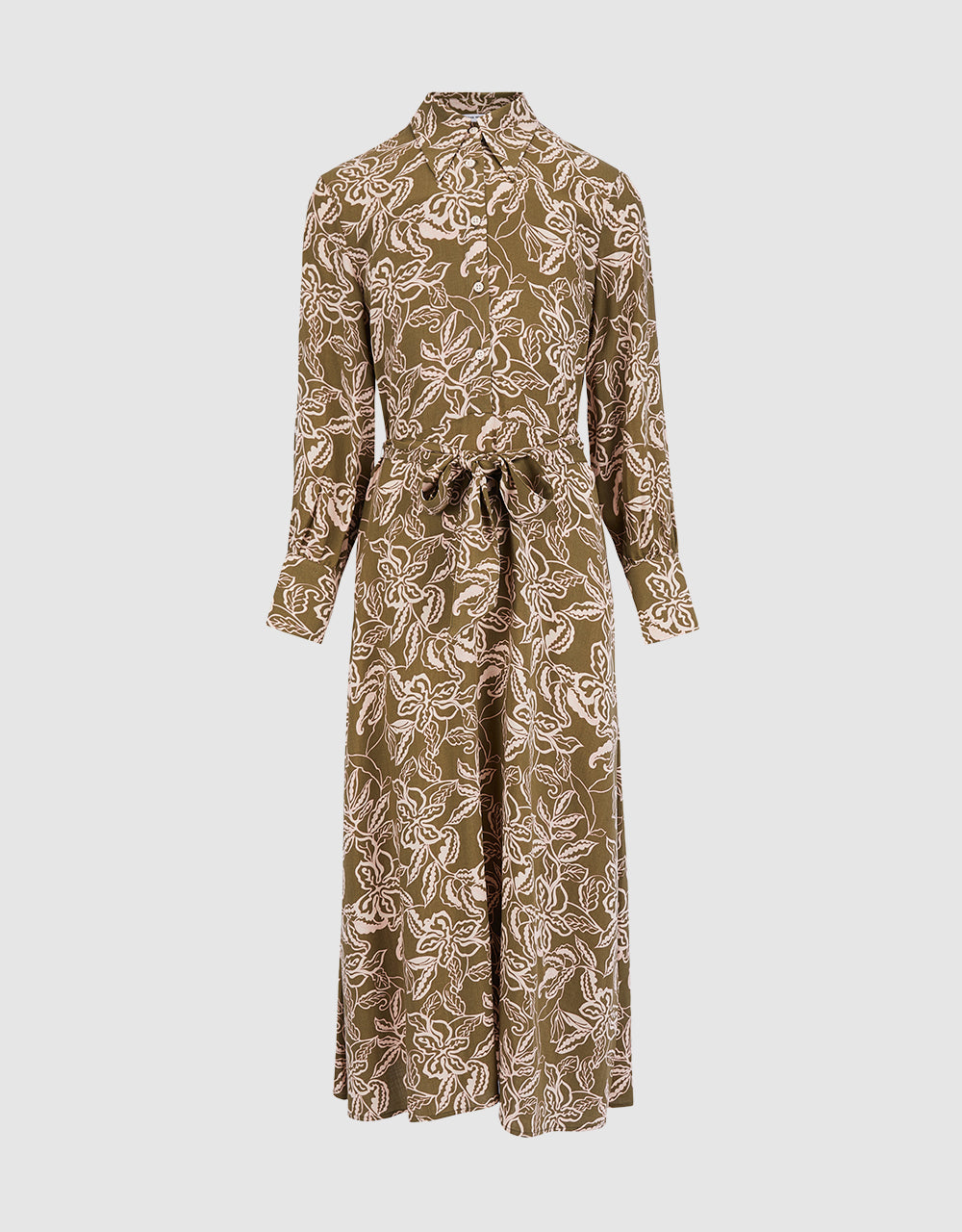 Floral Belted Dress