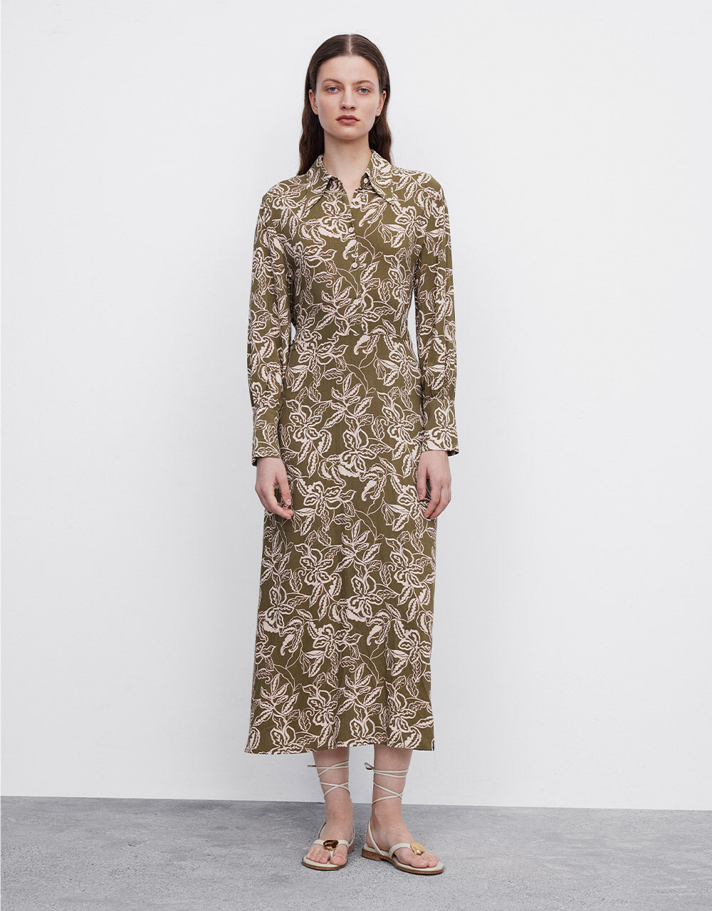 Floral Belted Dress