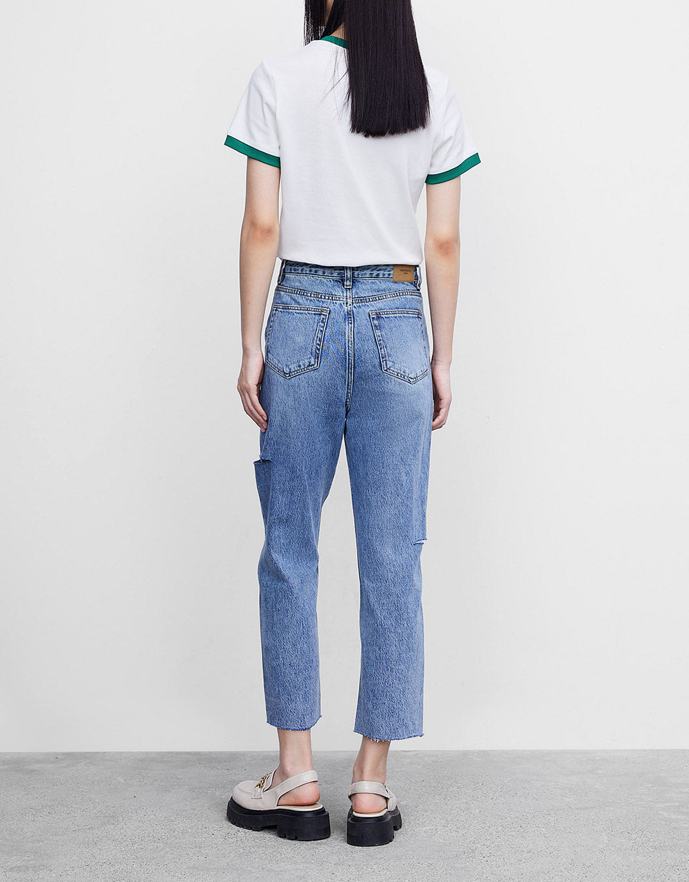 Ripped Mom Jeans