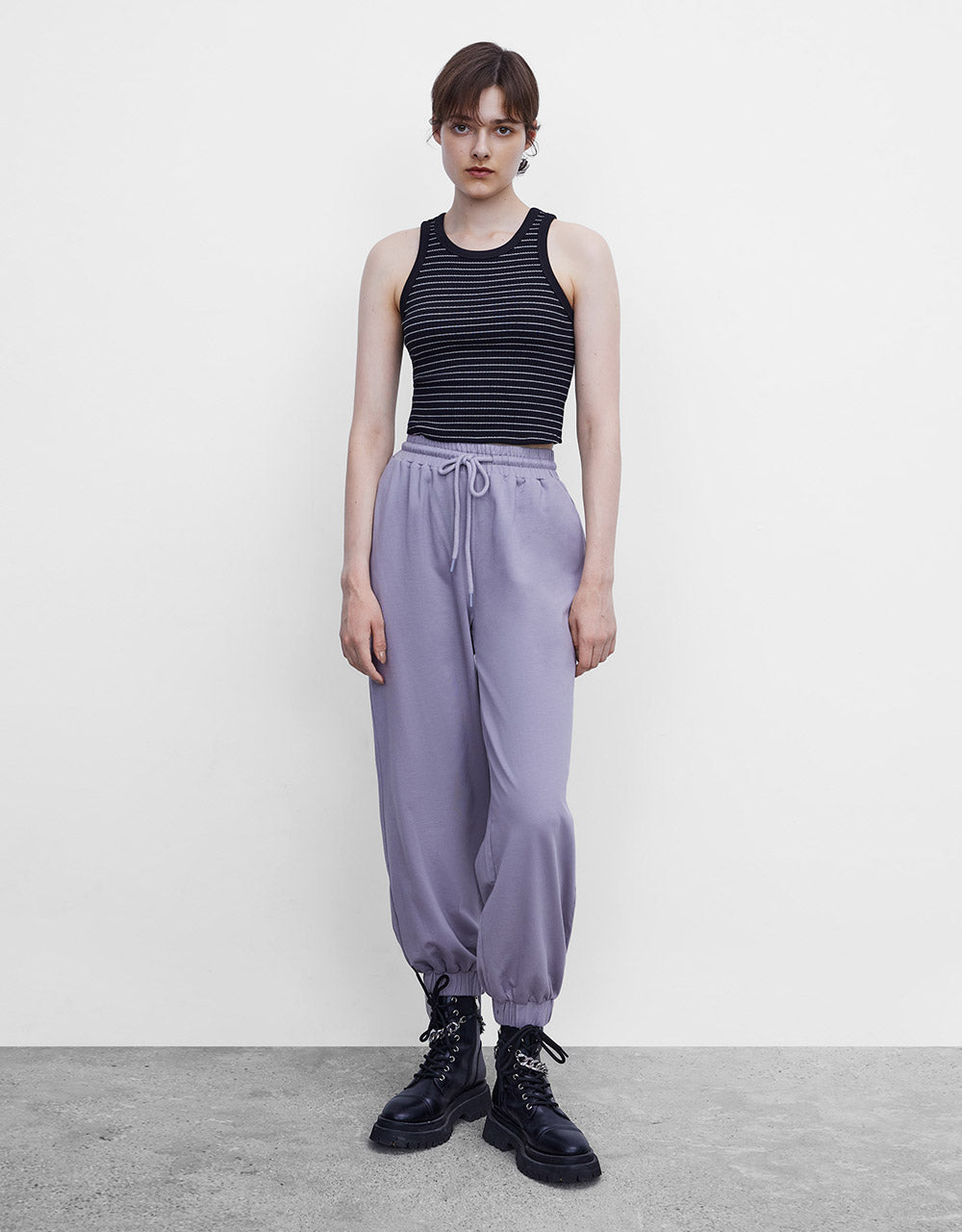 Elastic Waist Jogger Pants