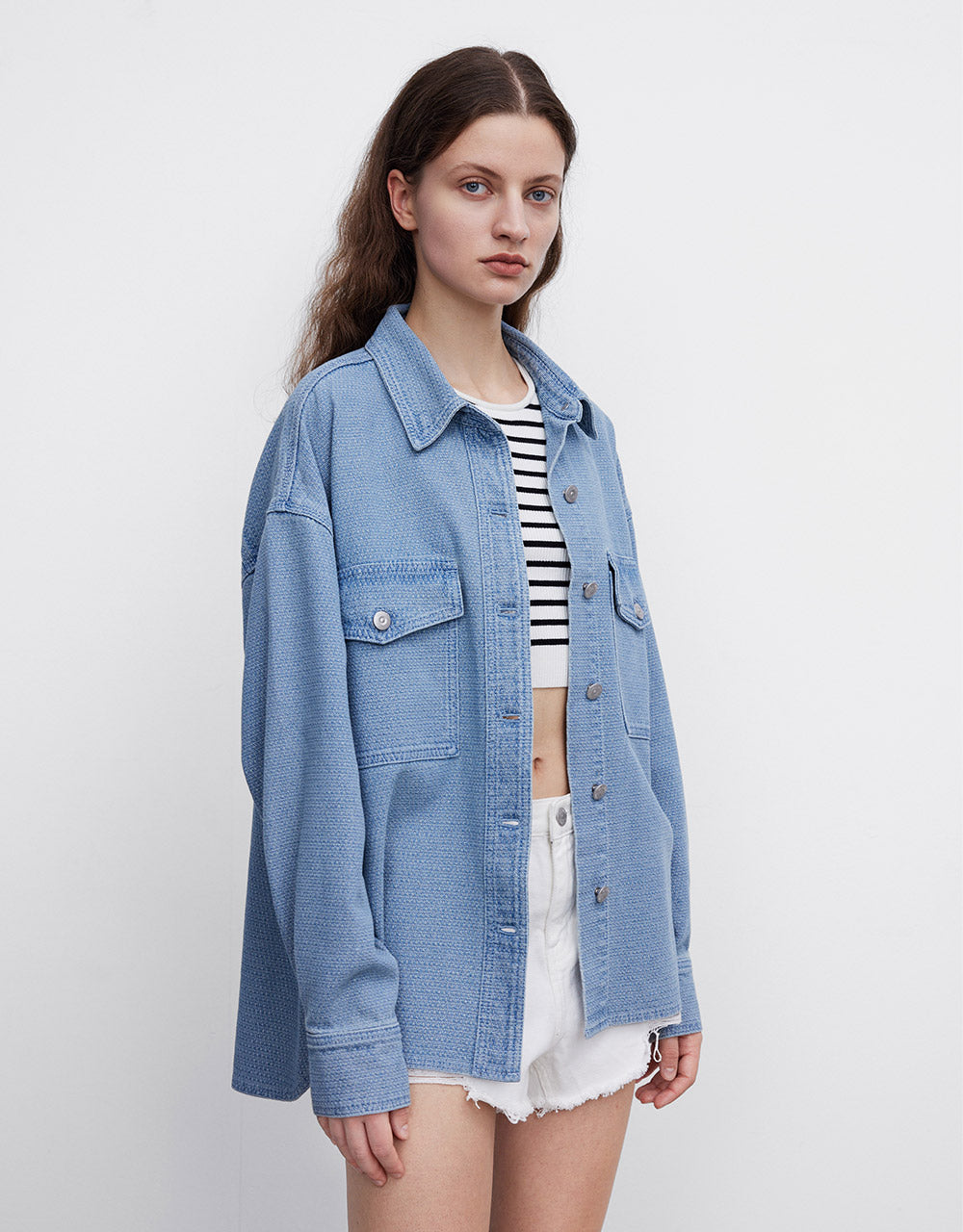 Button Up Denim Shirt