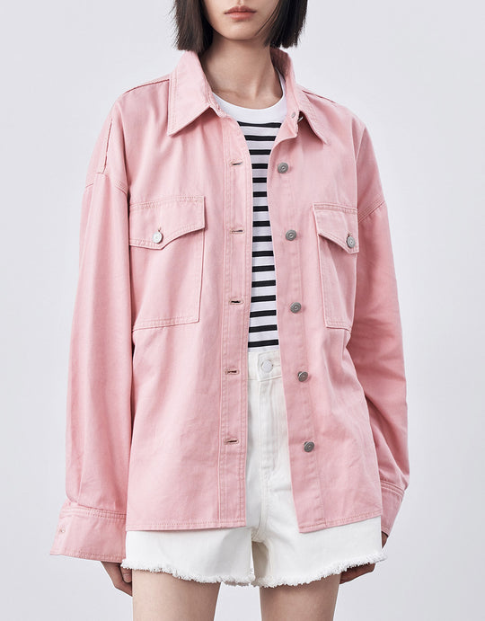 Button Up Denim Jacket