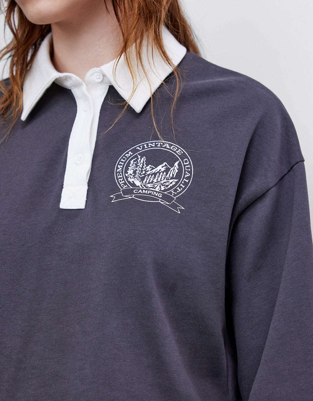 Badge Logo Cropped Polo