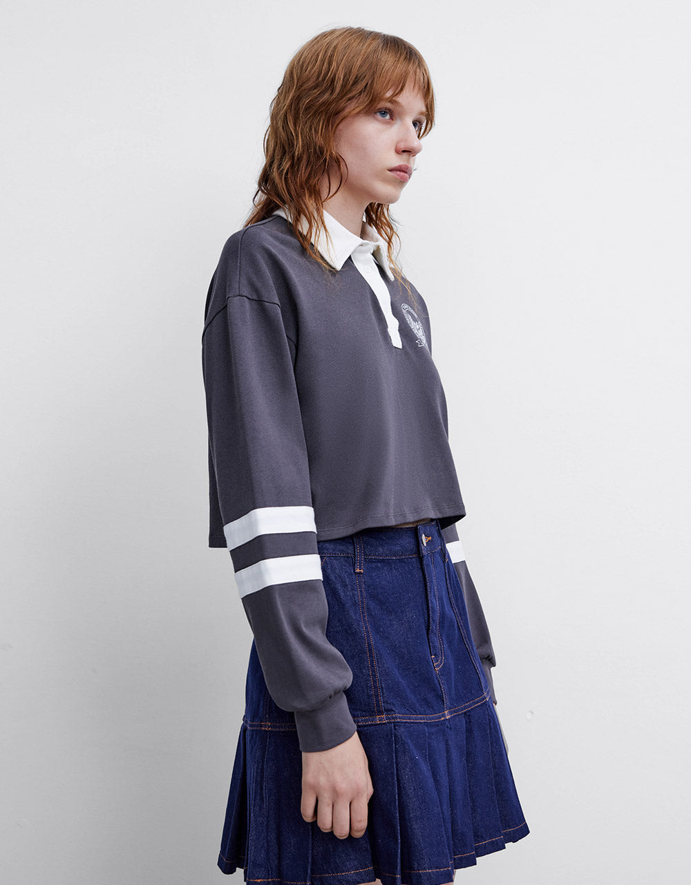 Badge Logo Cropped Polo
