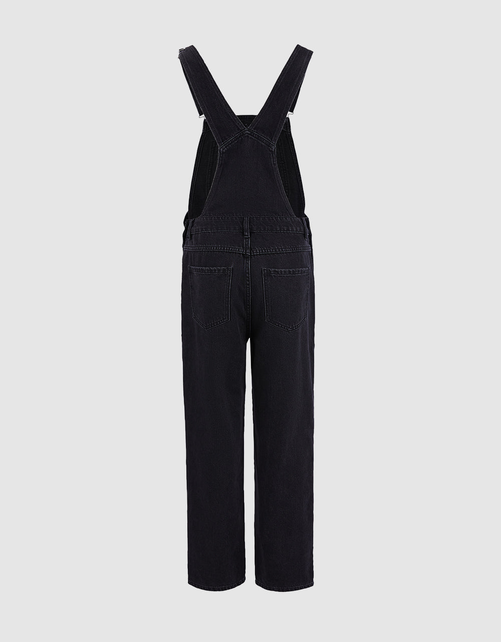 Denim Wide Leg Dungarees